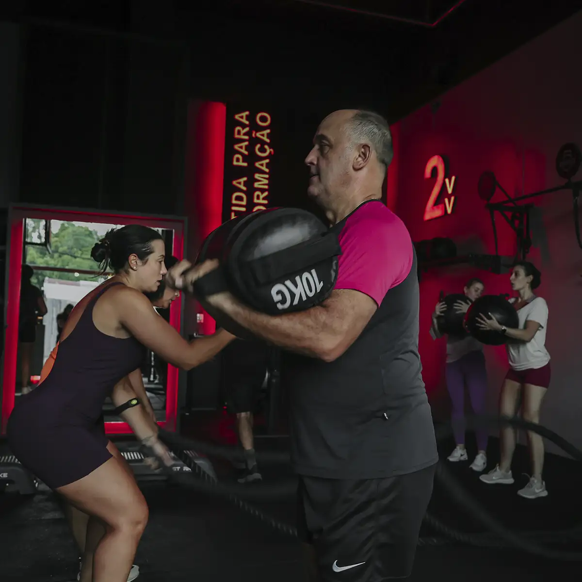 Aula de HIIT em andamento na Zero HIIT House